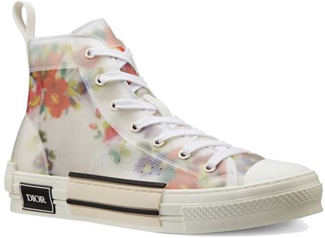 dior floral high tops